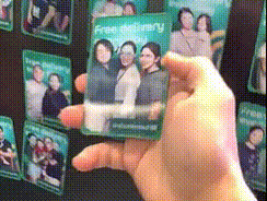 Photobooth lenticular prints